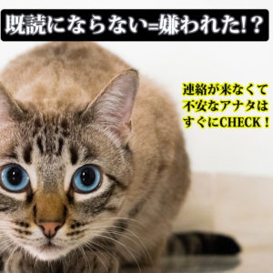 なんか嫌われた？彼のLINEが既読にならない理由は？